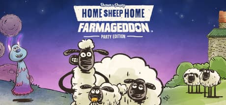 Steam header art for Home Sheep Home: Farmageddon Party Edition