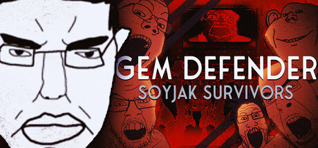 Steam header art for Gem Defender: Soyjak Survivors