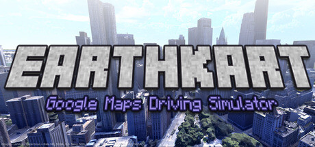 Steam header art for EarthKart: Google Maps Driving Simulator