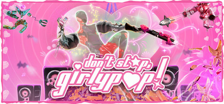 Steam header art for Don't Stop, Girlypop!