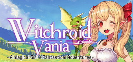 Steam header art for Witchroid Vania: A Magical Girl’s Fantastical Adventures