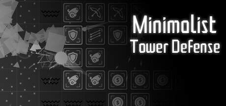 Steam header art for Minimalist Tower Defense