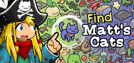 Steam header art for Find Matt's Cats