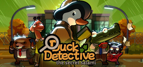 Steam header art for Duck Detective: The Secret Salami