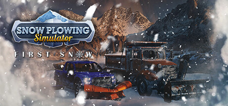 Steam header art for Snow Plowing Simulator - First Snow
