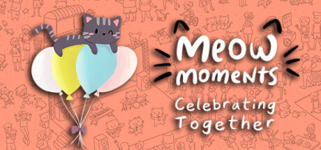 Steam header art for Meow Moments: Celebrating Together