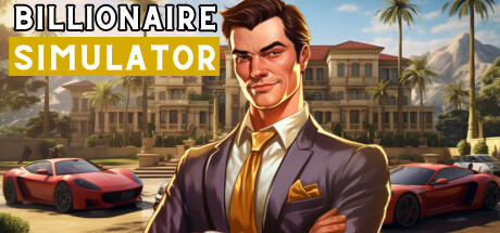 Steam header art for Billionaire Simulator - Rags to Riches