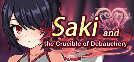 Steam header art for Saki and the Crucible of Debauchery