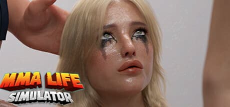 Steam header art for MMA Life Simulator