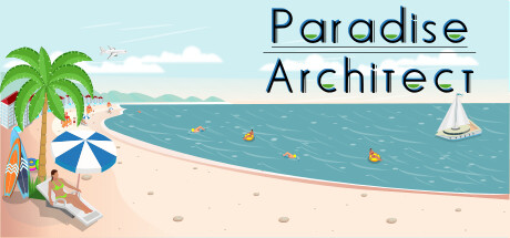 Steam header art for Paradise Architect: Idle Tycoon