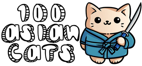 Steam header art for 100 Asian Cats