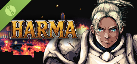 Steam header art for HARMA Demo