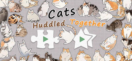 Steam header art for Cats Huddled Together