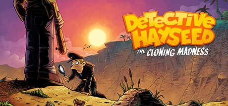 Steam header art for Detective Hayseed - The Cloning Madness