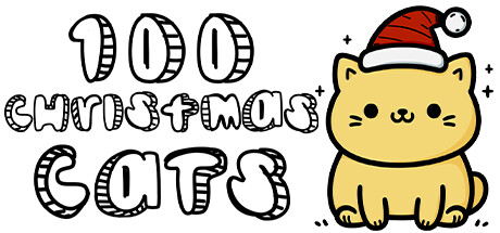 Steam header art for 100 Christmas Cats