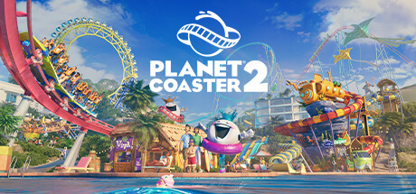 Steam header art for Planet Coaster 2
