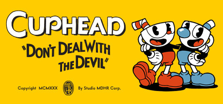 Steam header art for Cuphead