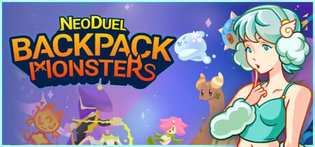 Steam header art for NEODUEL: Backpack Monsters