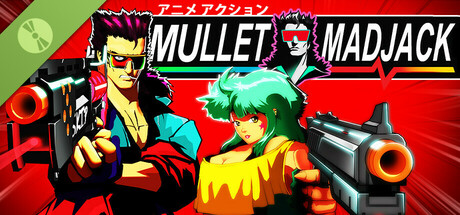 Steam header art for Mullet Mad Jack Demo