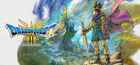 Steam header art for DRAGON QUEST III HD-2D Remake