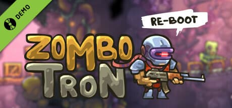 Steam header art for Zombotron Re-Boot Demo