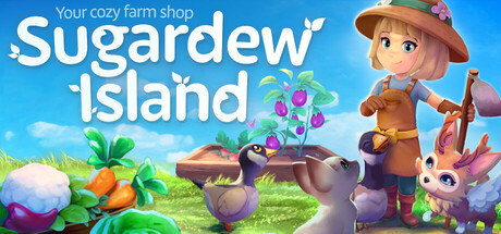 Steam header art for Sugardew Island - Your cozy farm shop