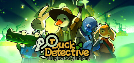 Steam header art for Duck Detective: The Ghost of Glamping