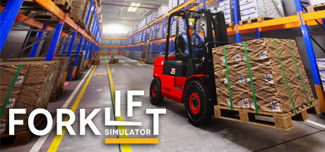 Steam header art for Forklift Simulator