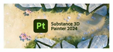 Steam header art for Substance 3D Painter 2024