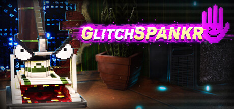 Steam header art for GlitchSPANKR