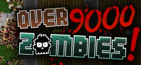 Steam header art for Over 9000 Zombies!