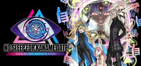 Steam header art for No Sleep For Kaname Date - From AI: THE SOMNIUM FILES