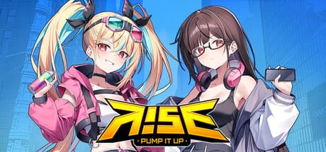 Steam header art for PUMP IT UP RISE