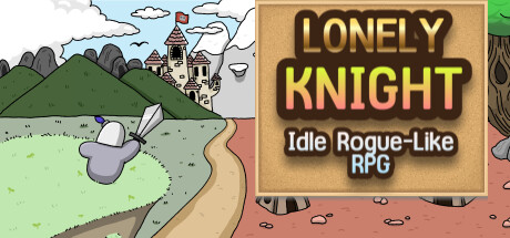 Steam header art for Lonely Knight - Idle Roguelike RPG