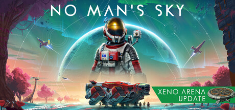 Steam header art for No Man's Sky