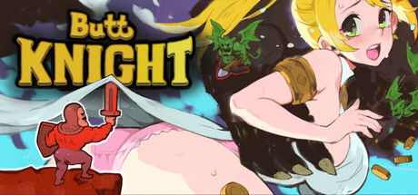 Steam header art for ButtKnight
