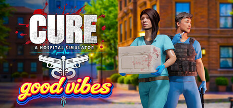 Steam header art for CURE - A Hospital Simulator