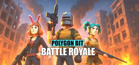 Steam header art for Polygon Bit Battle Royale