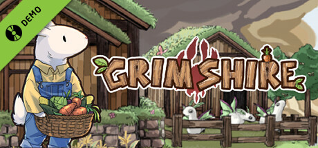 Steam header art for Grimshire Demo