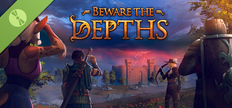 Steam header art for Beware the Depths Demo