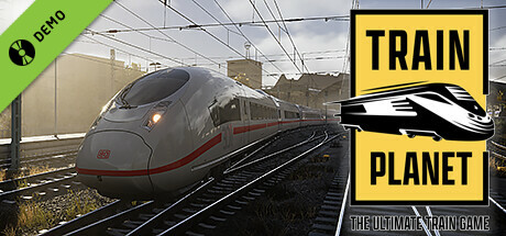 Steam header art for Train Planet Demo