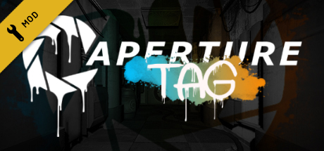 Steam header art for Aperture Tag: The Paint Gun Testing Initiative