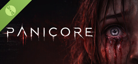 Steam header art for PANICORE Demo