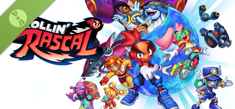 Steam header art for Rollin' Rascal Demo