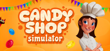 Steam header art for Candy Shop Simulator