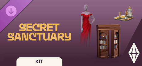 Steam header art for The Sims™ 4 Secret Sanctuary Kit