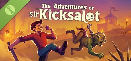 Steam header art for The Adventures of Sir Kicksalot Demo