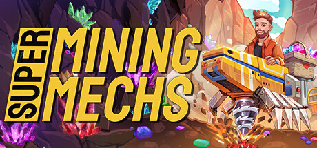 Steam header art for Super Mining Mechs