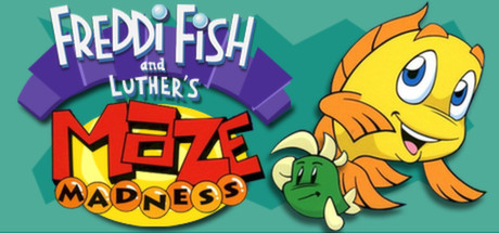 Steam header art for Freddi Fish and Luther's Maze Madness