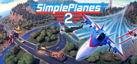 Steam header art for SimplePlanes 2